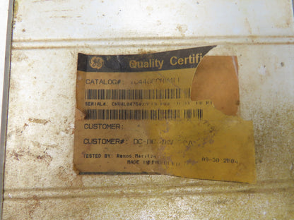 General Electric IC4486CNV4LF Forklift DC Converter 48/12V Off ESC030FAN36TE094