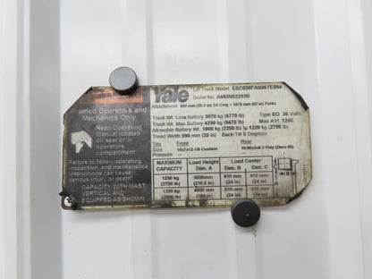 General Electric IC4486CNV4LF Forklift DC Converter 48/12V Off ESC030FAN36TE094