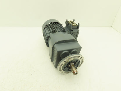 Sew Eurodrive RF17DT71D4/ASB1 Inline Gearmotor 86rpm .37kw 277/480V 3PH 20:1