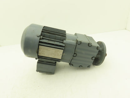 Sew Eurodrive RF17DT71D4/ASB1 Inline Gearmotor 86rpm .37kw 277/480V 3PH 20:1