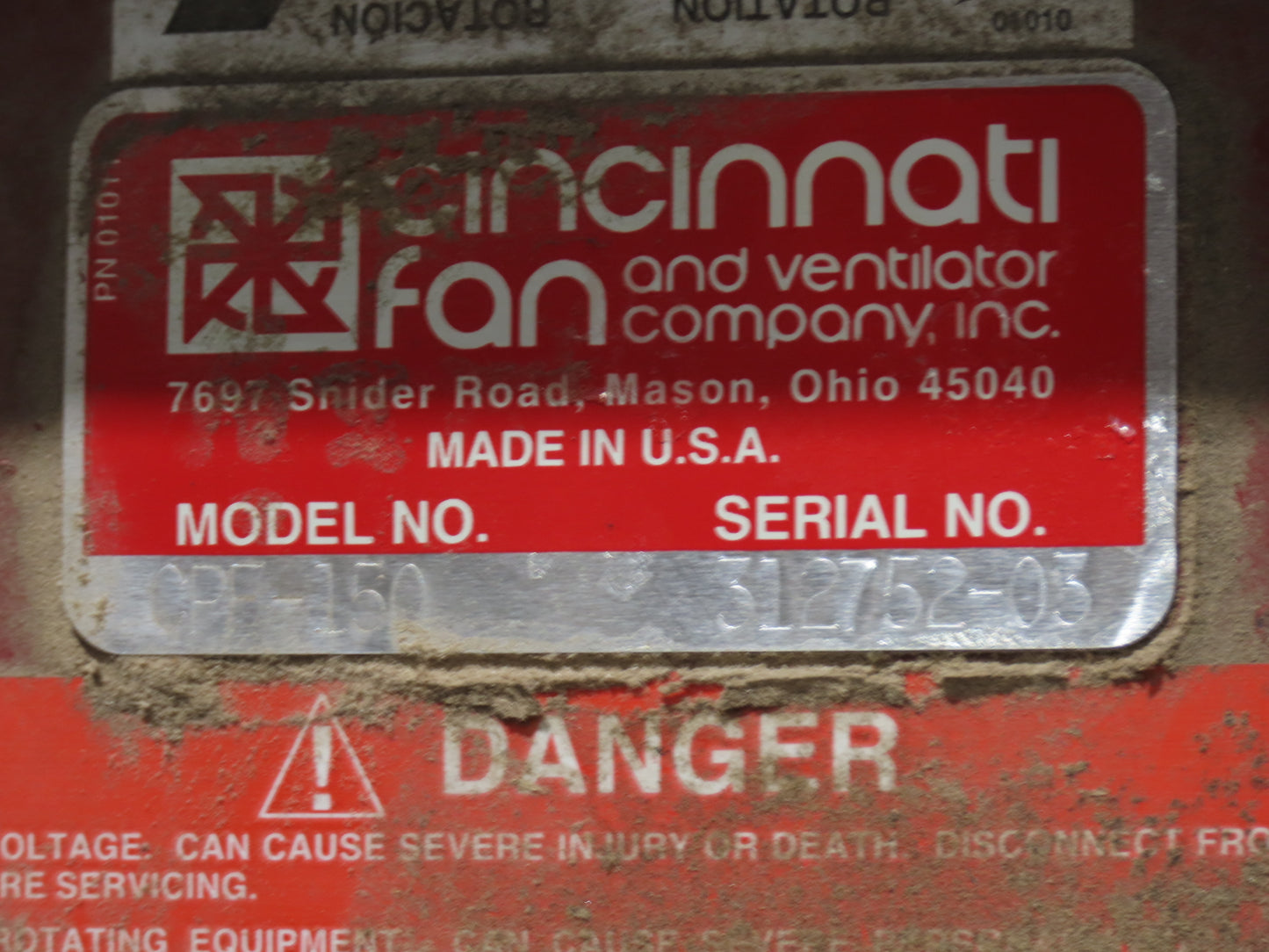 Micro Air 6 Cartridge Dust Collector Cincinnati 7.5Hp 230/460V 3PH Blower