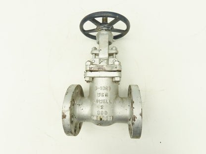 Powell Valves 2.00 3003  2" Gate Valve Class 300 Flanged WCB Steel Rising Stem