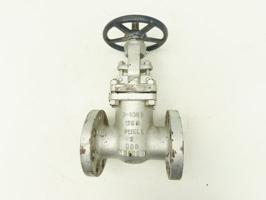 Powell Valves 2.00 3003  2" Gate Valve Class 300 Flanged WCB Steel Rising Stem