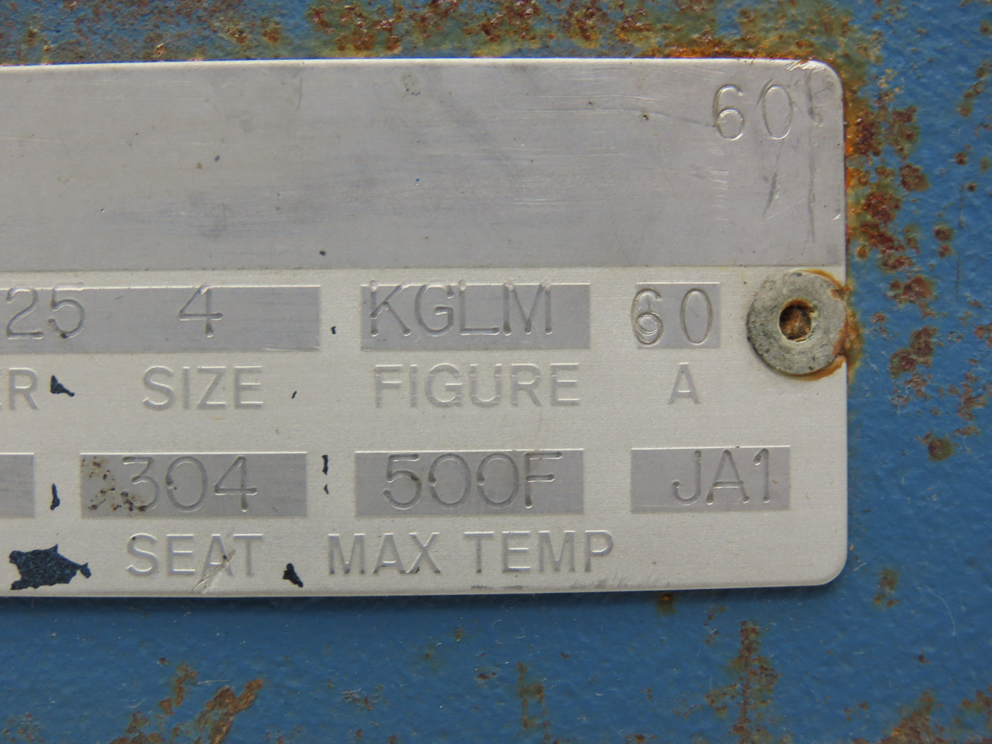 DeZurik KGLM 4" Stainless Lug Knife Gate Valve Rising Stem Metal Seat 304SS