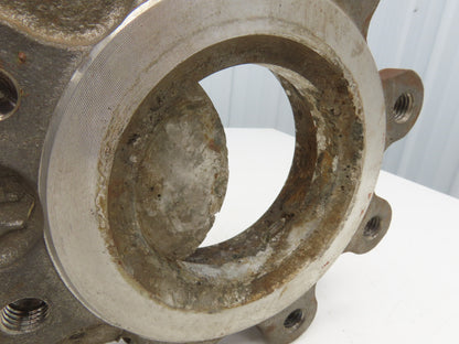 DeZurik KGLM 4" Stainless Lug Knife Gate Valve Rising Stem Metal Seat 304SS