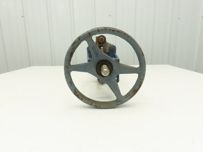 DeZurik KGLM 4" Stainless Lug Knife Gate Valve Rising Stem Metal Seat 304SS