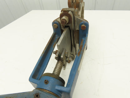 DeZurik KGLM 4" Stainless Lug Knife Gate Valve Rising Stem Metal Seat 304SS