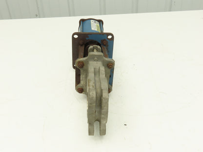 DeZurik KBD 3" Stainless Knife Gate Valve 304SS Air Cylinder Operated *Read*