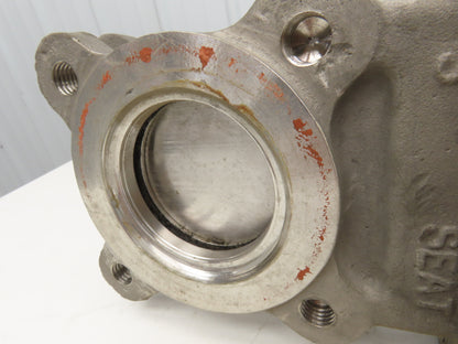 DeZurik KBD 3" Stainless Knife Gate Valve 304SS Air Cylinder Operated *Read*