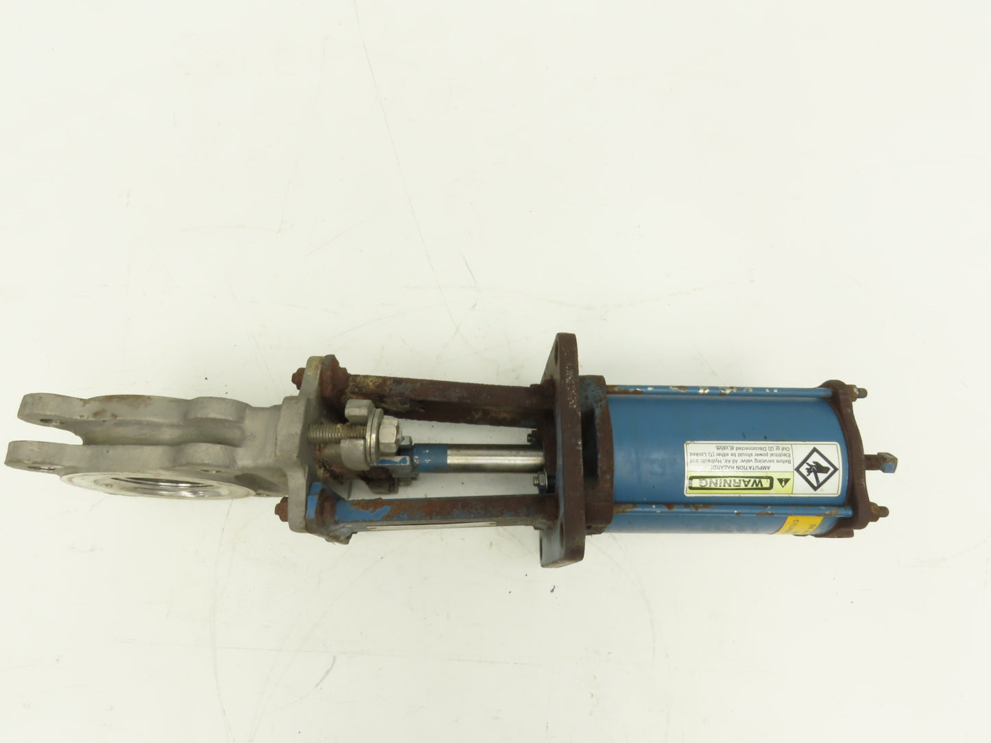 DeZurik KBD 3" Stainless Knife Gate Valve 304SS Air Cylinder Operated *Read*