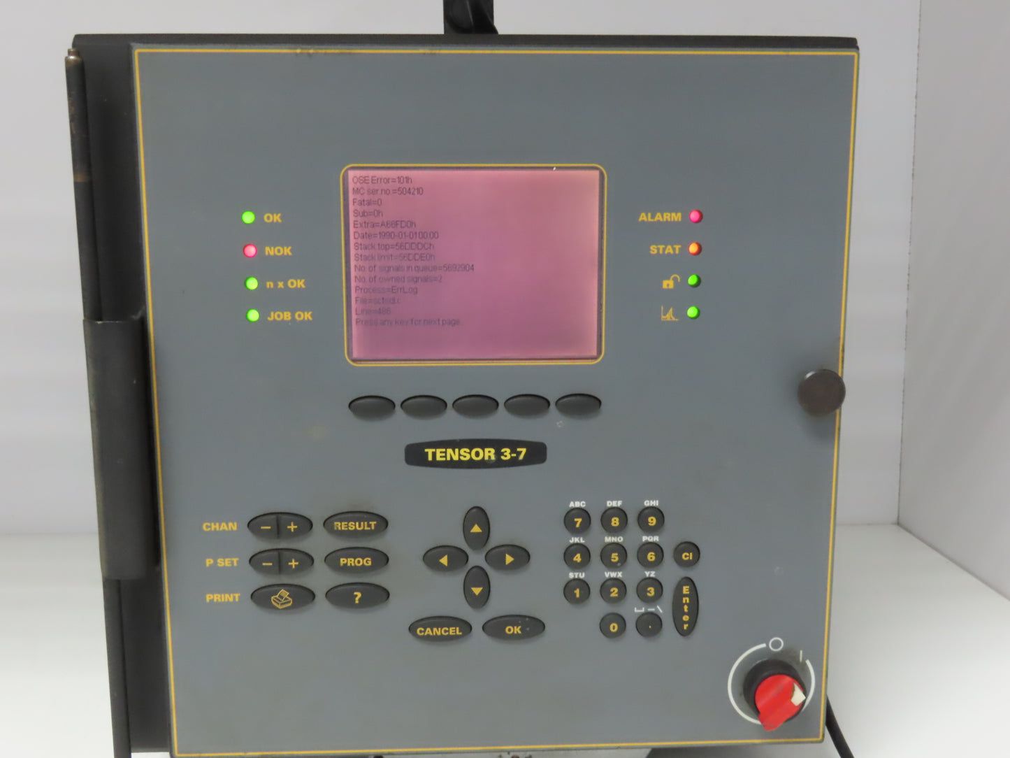 Atlas Copco PF3107-G-DN-HW Nutrunner Drive Torque Controller Tensor 3/7 240VAC