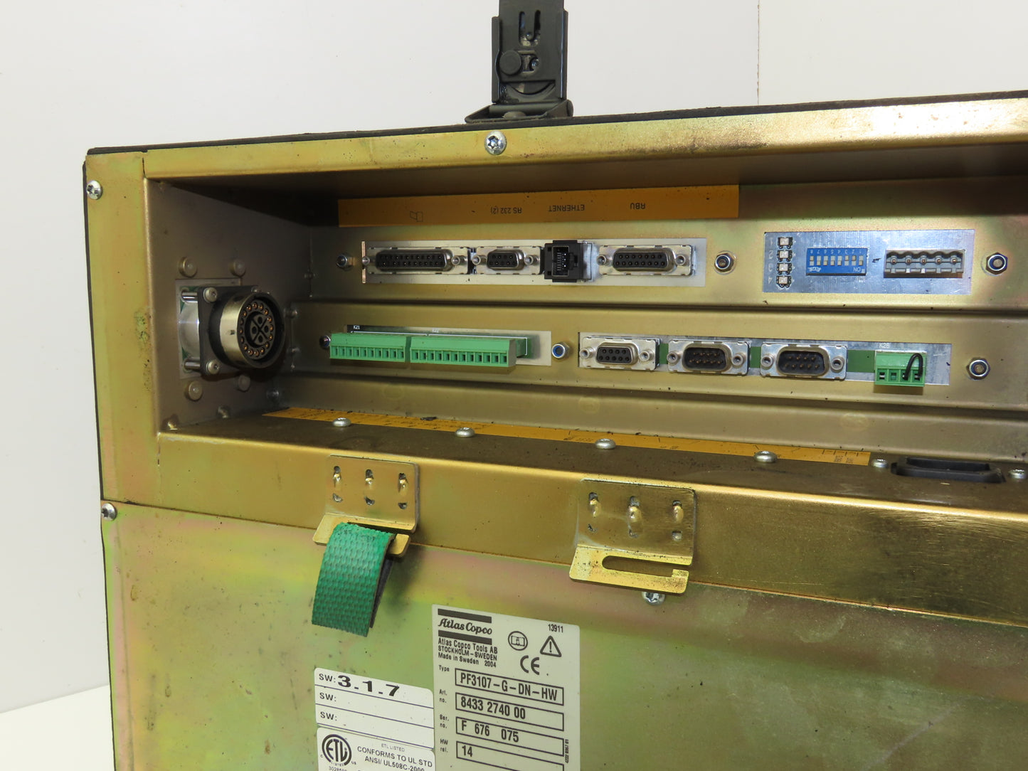 Atlas Copco PF3107-G-DN-HW Nutrunner Drive Torque Controller Tensor 3/7 240VAC