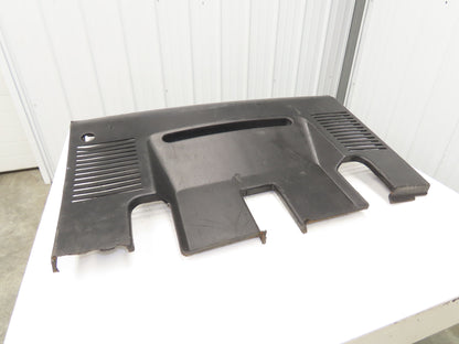 Yale Hood Plastic Cover Removed From ESC030FAN36TE094 Stand On Forklift