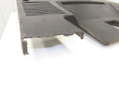 Yale Hood Plastic Cover Removed From ESC030FAN36TE094 Stand On Forklift