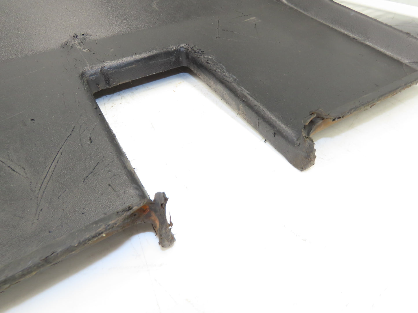 Yale Hood Plastic Cover Removed From ESC030FAN36TE094 Stand On Forklift