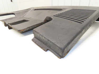 Yale Hood Plastic Cover Removed From ESC030FAN36TE094 Stand On Forklift