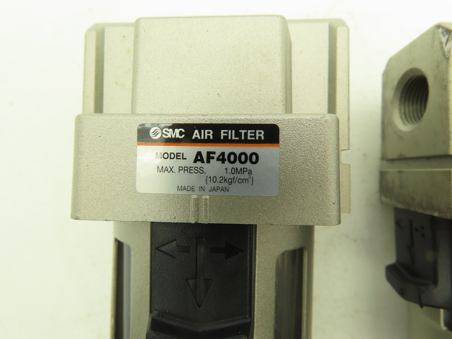 SMC AF4000 Pneumatic Air Filter 1.0MPa 145PSI Max 3/8" NPT Lot of 2