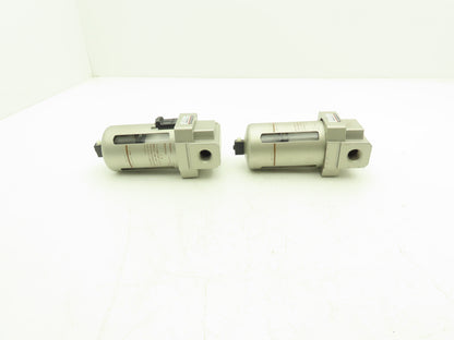SMC AF4000 Pneumatic Air Filter 1.0MPa 145PSI Max 3/8" NPT Lot of 2