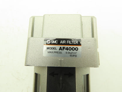 SMC AF4000-04-XJ Pneumatic Air Filter 1.0MPa 145PSI Max 1/2" NPT Lot of 3