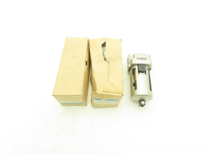 SMC AF4000-04-XJ Pneumatic Air Filter 1.0MPa 145PSI Max 1/2" NPT Lot of 3