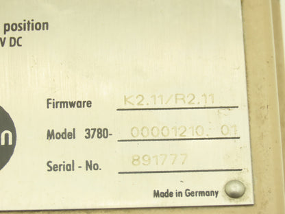 Samson 3780 HART Pneumatic Valve Positioner Fault Indicator K2.11/R2.11