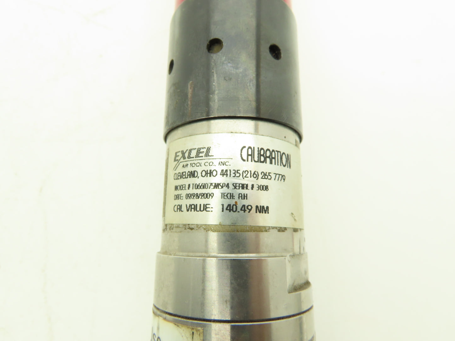 Excel Air Tool T0661075MSP4 Servo Nutrunner Inline Tool 1/2" Chuck 41Nm