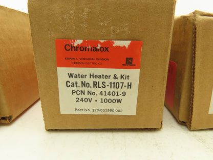 Chromalox RLS-1107-H Water Heater Element and Kit 240V 1000W 41401-9 Lot of 5