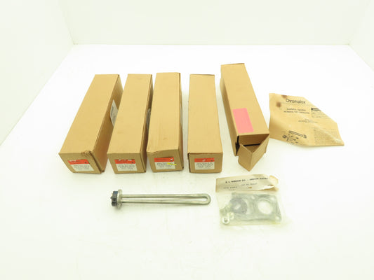 Chromalox RLS-1107-H Water Heater Element and Kit 240V 1000W 41401-9 Lot of 5