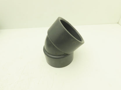 Nibco CA05350  4" Schedule 80 PVC 45 Deg Socket Elbow Fitting Gray  Lot of 7