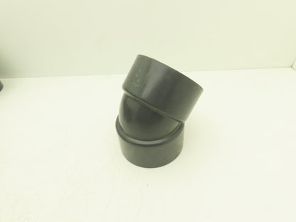 Nibco CA05350  4" Schedule 80 PVC 45 Deg Socket Elbow Fitting Gray  Lot of 7