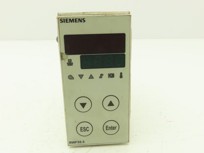 Siemens RWF55.5 Accommodometer Temperature Controller Display PLC