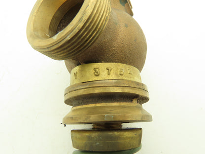 Johnson Controls V-3752-6009 1" Steam Union Angle Valve 3-6 PSI *READ*