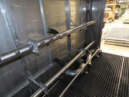 IDD Process Packaging Stainless Bulk Dryer System 52x120x96" ID 20kw Blowers x3