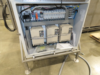 IDD Process Packaging Stainless Bulk Dryer System 52x120x96" ID 20kw Blowers x3