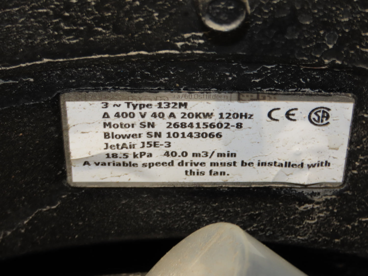 IDD Process Packaging Stainless Bulk Dryer System 52x120x96" ID 20kw Blowers x3