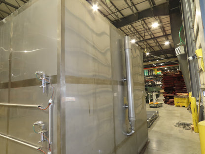 IDD Process Packaging Stainless Bulk Dryer System 52x120x96" ID 20kw Blowers x3