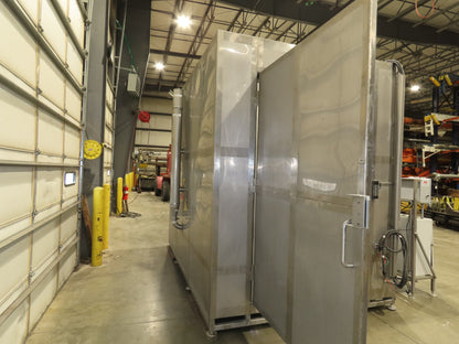 IDD Process Packaging Stainless Bulk Dryer System 52x120x96" ID 20kw Blowers x3