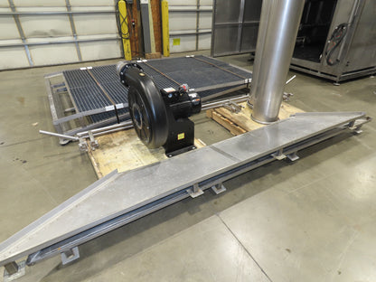 IDD Process Packaging Stainless Bulk Dryer System 52x120x96" ID 20kw Blowers x3