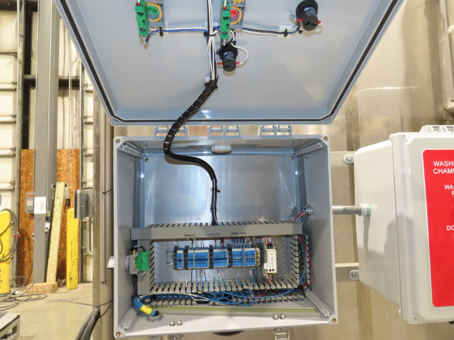 IDD Process Packaging Stainless Bulk Dryer System 52x120x96" ID 20kw Blowers x3