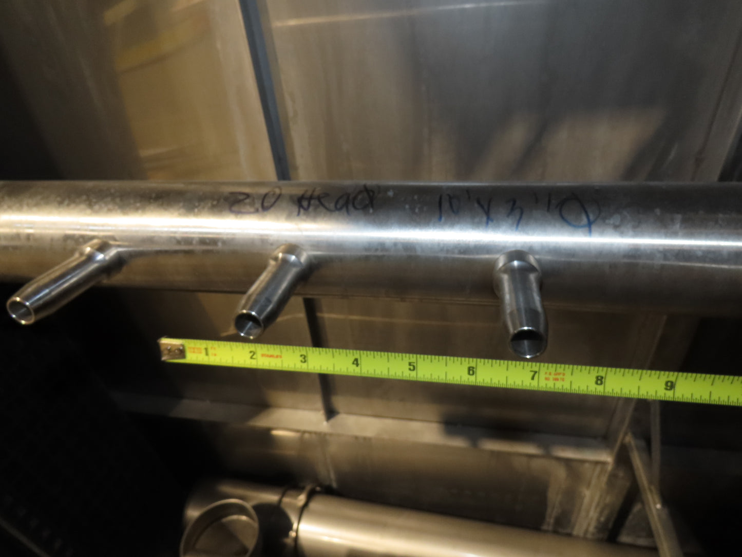 IDD Process Packaging Stainless Bulk Dryer System 52x120x96" ID 20kw Blowers x3