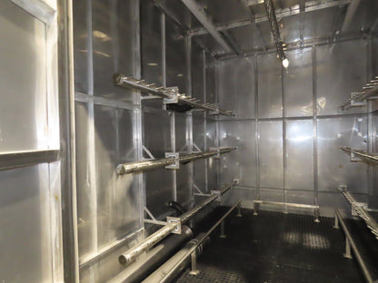 IDD Process Packaging Stainless Bulk Dryer System 52x120x96" ID 20kw Blowers x3