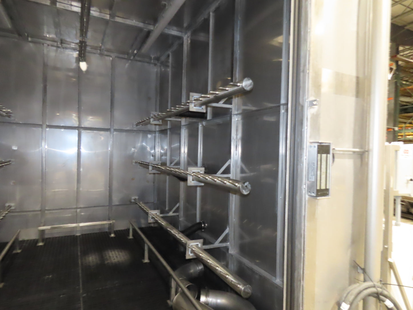 IDD Process Packaging Stainless Bulk Dryer System 52x120x96" ID 20kw Blowers x3