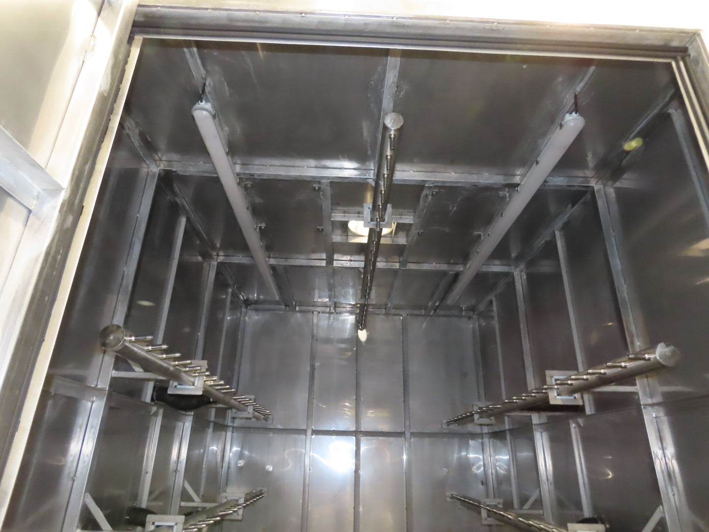 IDD Process Packaging Stainless Bulk Dryer System 52x120x96" ID 20kw Blowers x3