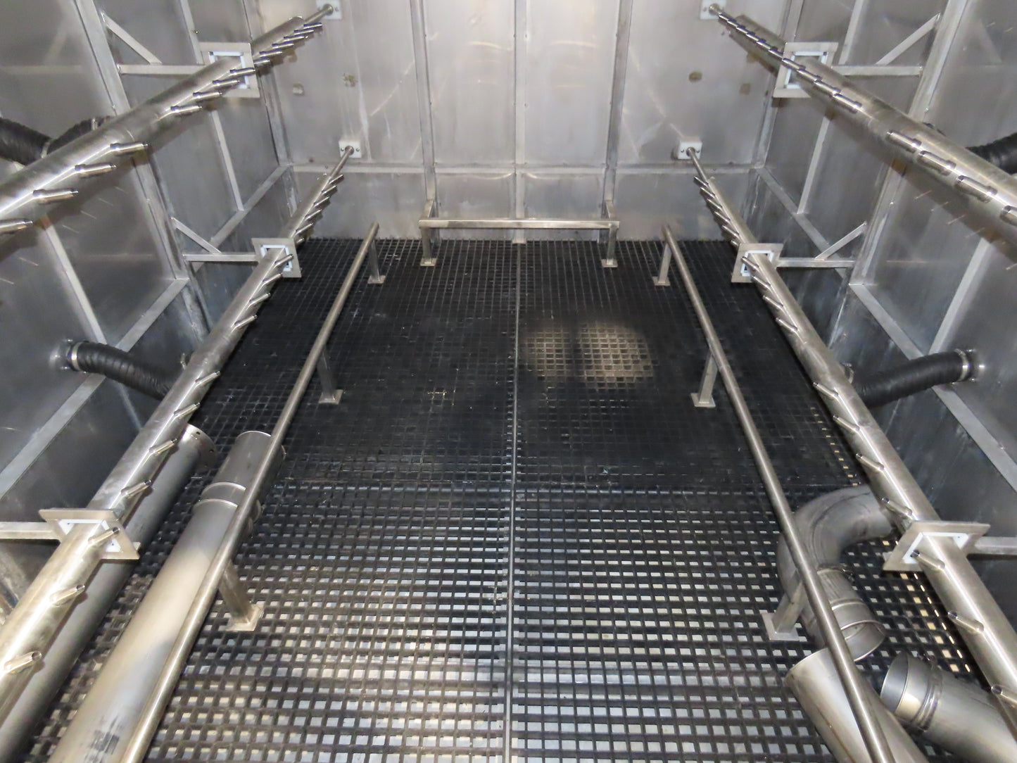 IDD Process Packaging Stainless Bulk Dryer System 52x120x96" ID 20kw Blowers x3