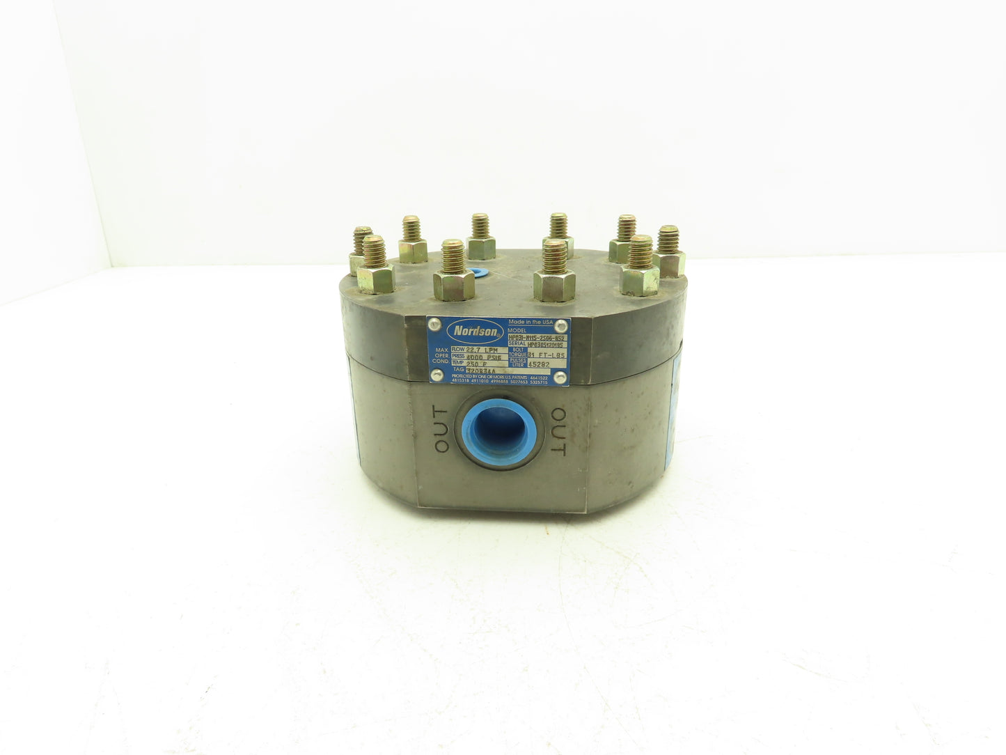 Nordson HP03I-N115-2S06-852 Flowmeter Highly Accurate Positive Displacement