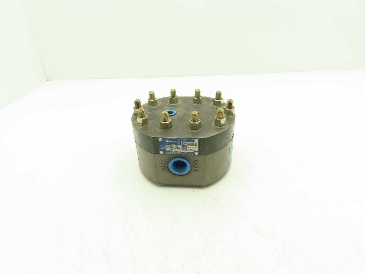 Nordson HP03I-N115-2S06-852 Flowmeter Highly Accurate Positive Displacement