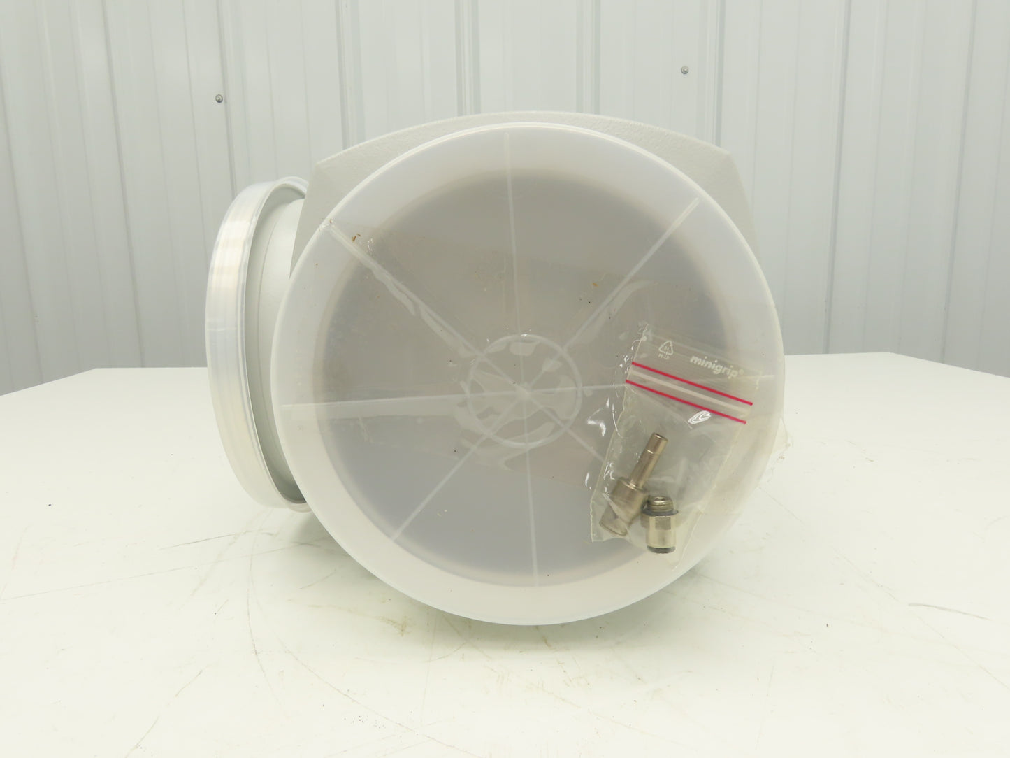 Inficon VAP160-A Right Angle Vacuum Valve 24V ISO-K 160 Flange 180mm 250-440