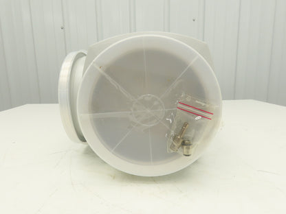 Inficon VAP160-A Right Angle Vacuum Valve 24V ISO-K 160 Flange 180mm 250-440