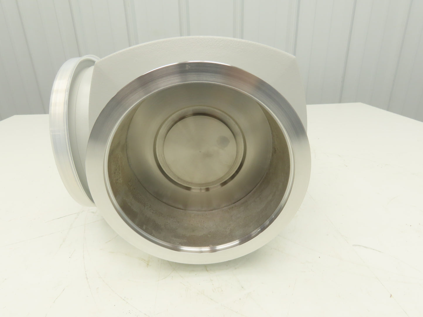 Inficon VAP160-A Right Angle Vacuum Valve 24V ISO-K 160 Flange 180mm 250-440