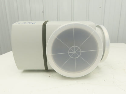 Inficon VAP160-A Right Angle Vacuum Valve 24V ISO-K 160 Flange 180mm 250-440